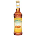 Monin Caramel Sugar Free Syrup, Glass, 750 Milliliter
