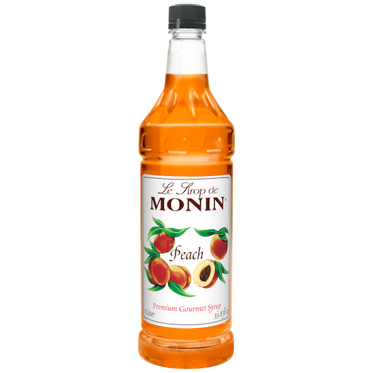 Monin Peach Syrup, 1 Liter