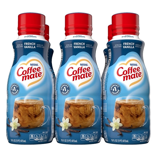 Coffee Mate French Vanilla Liquid Creamer, 16 Fluid Ounce