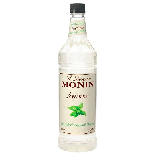Monin Natural Zero Sweetener Syrup, 1 Liter