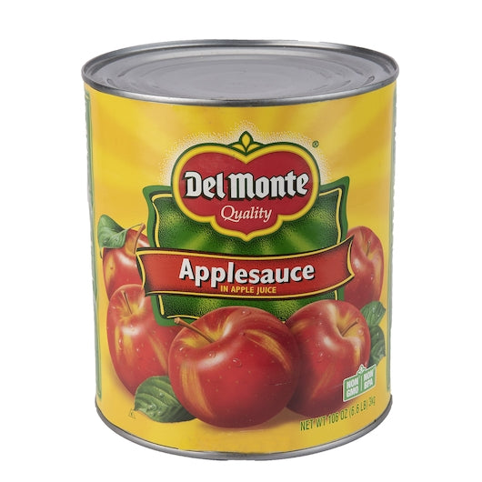 Del Monte Applesauce Blended With Apple Juice, 106 Ounce