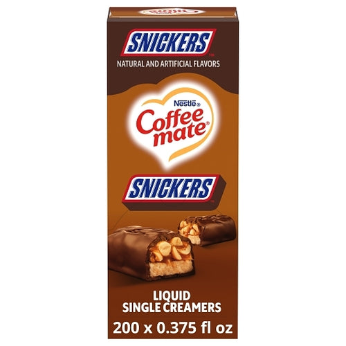 Coffee Mate Snickers Single Serve Liquid Creamer, 18.7 Fluid Ounce