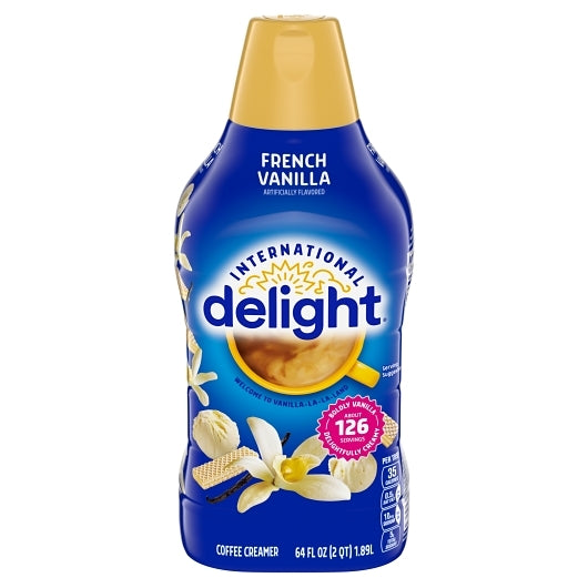 International Delight Extended Shelf Life French Vanilla Liquid Creamer, 64 Fluid Ounce