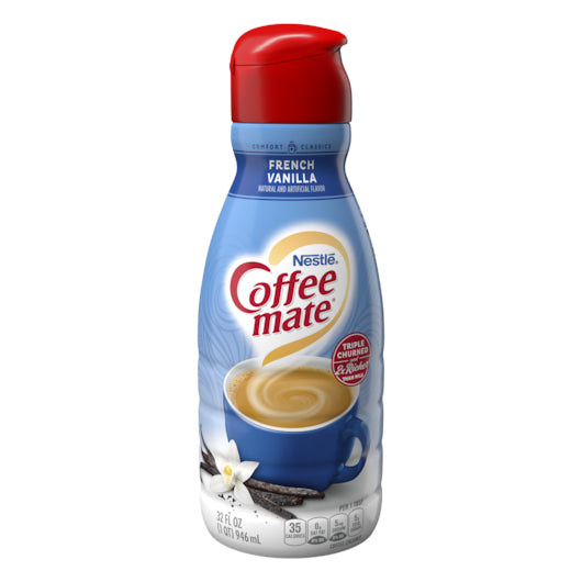 Coffee Mate Liquid French Vanilla, 32 Fluid Ounce