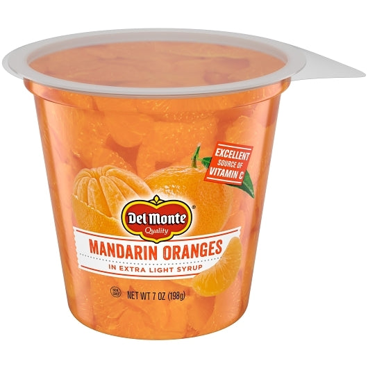 Del Monte Mandarin Oranges In Extra Light Syrup, 7 Ounce