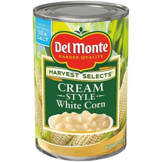 Del Monte White Cream Style Corn, 14.75 Ounce
