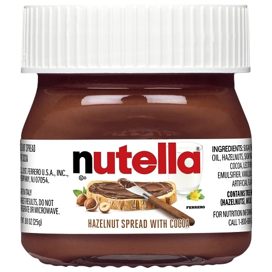 Nutella Hazelnut Spread Jar, 0.88 Ounce