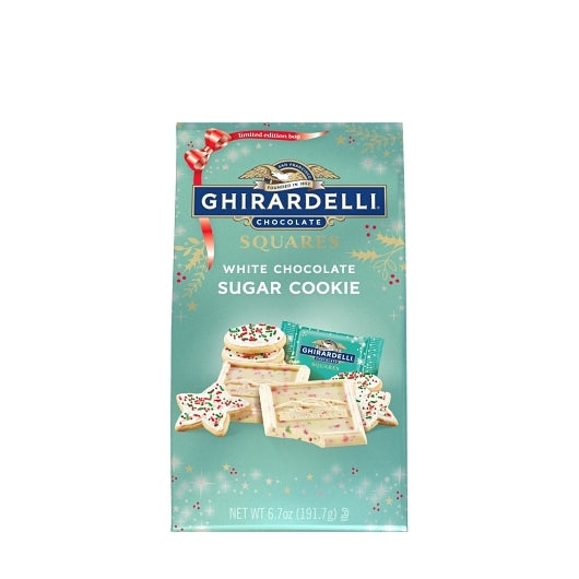 Ghirardelli White Chocolate Sugar Cookie Square Large Bag, 0.42 Pound