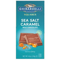 Ghirardelli Milk Chocolate Sea Salt Caramel Squares Bar, 0.3 Pound