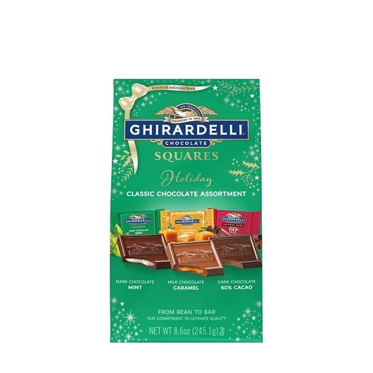Ghirardelli Premium Assorted Chocolate Squares Large Bag, 0.54 Pound