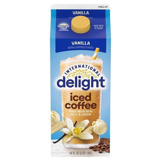 International Delight Ready To Drink Extended Shelf Life Iced Vanilla Coffee, 64 Fluid Ounce