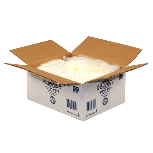 Ghirardelli Classic White Frappe Chocolate Bulk, 10 Pound