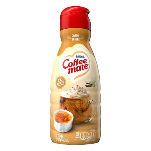 Coffee Mate Creme Brulee Liquid Creamer, 32 Fluid Ounce