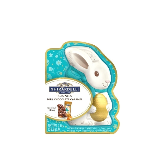Ghirardelli Mcar Flatbread Bunny Gift, 2 Ounce