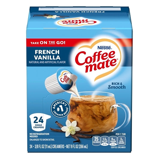 Coffee Mate French Vanilla Creamer, 9 Fluid Ounce