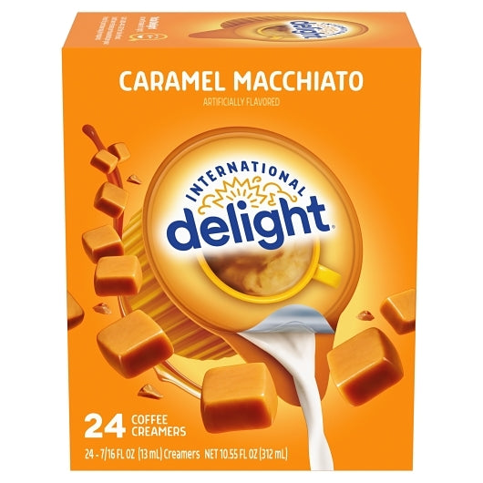 International Delight Caramel Macchiato Coffee Creamer Single Serve, 24 Fluid Ounce